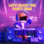 Meteer AI Voice Chat Robot Toys, Auto Music Recognition and Dance to The Beat, Bluetooth Stereo & App Control, Birthday Party Gifts for Kids Age 3+