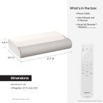 SAMSUNG 130-Inch Class LPU9D Series The Premiere Ultra Short Throw 4K AI Smart TV Triple Laser Projector for Home Theater w/ Gaming Hub, Vision Boost, Powerful Sound, Alexa Built-In, SP-LPU9DSA, 2024