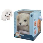 Grishay Goldenpal,Robot Puppy That Acts Like A Real Puppy, Nicoo - My Realistic Robot Puppy, Robotic Puppy Dog Realistic, Ai Robotic Dog, Walking, Barking, Tail Wagging (White)