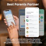 BubblePal Interactive AI Companion, Bring Fun Learning Companionship to Kids, Wearable to Plush Toys, Birthday Gift for Girls & Boys Age 3-12, Red