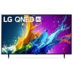 LG 75-Inch Class QNED80T Series LED Smart TV 4K Processor Flat Screen with Magic Remote AI-Powered with Alexa Built-in (75QNED80TUC, 2024)