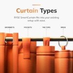 RYSE SmartCurtain | Motorized Curtain | Turn Your Current Curtains into Electric, Automated Drapes | Smart Home Smart Curtains Motorized Window Curtains | Phone App Enabled