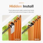 RYSE SmartCurtain | Motorized Curtain | Turn Your Current Curtains into Electric, Automated Drapes | Smart Home Smart Curtains Motorized Window Curtains | Phone App Enabled