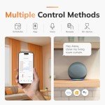 RYSE SmartCurtain | Motorized Curtain | Turn Your Current Curtains into Electric, Automated Drapes | Smart Home Smart Curtains Motorized Window Curtains | Phone App Enabled