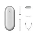 AI Voice Recorder, PLAUD NotePin Voice Recorder, App Control, AI Notetaker, AI Transcribe & Summarize Support 112 Languages, 64GB Memory, Audio Recorder for Lectures, Meetings, Sliver