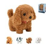 2025 New Realistic Robot Puppy,My Realistic Robot Puppy for Adults,Ai Robotic Dog,Walking, Barking,Tail Wagging (D2-1PCS)