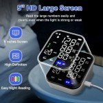 Blood Pressure Monitor, Automatic Arm Blood Pressure Monitors for Home Use Adjustable 17 Inch Blood Pressure Cuff, Voice Digital Blood Pressure Machine, FSA/HSA Eligible