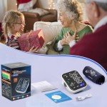 Blood Pressure Monitor, Automatic Arm Blood Pressure Monitors for Home Use Adjustable 17 Inch Blood Pressure Cuff, Voice Digital Blood Pressure Machine, FSA/HSA Eligible