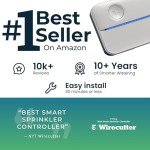 Rachio 3: 8 Zone Smart Sprinkler Controller (Simple Automated Scheduling + Local Weather Intelligence. Save Water w/ Rain, Freeze & Wind Skip), App Enabled, Works w/ Alexa, Fast & Easy Install