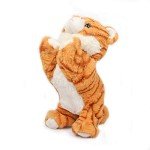 Smalody Interactive Plush Toys, Novelty Sound Control Electronic Cat Electronic Pets Robot Cat Gift for Children (Yellow)