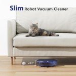 Robot Vacuum and Mop Combo, WiFi/App/Voice, Robotic Vacuum Cleaner with Schedule, 2 in 1 Mopping Robot Vacuum with Water Tank and Dustbin, Self-Charging, Slim, Ideal for Hard Floor, Pet Hair, Carpet