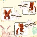 Bilinott Bunny Toys for Kids, Realistic Rabbit Toys with Jumping Action, Wiggling Ears, Twitching Mouth and Nose, Ideal Stuffed Rabbit Gift for 3+ Kids for Easter, Birthdays, Halloween, and Christmas