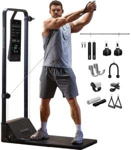 Speediance Gym Monster 2 Smart Home Gym, Upgraded AI-Powered Home Workout Machine, Multi-Functional Smith Machine, Full Body Strength Training Fitness Equipment, All-in-One Workout Station