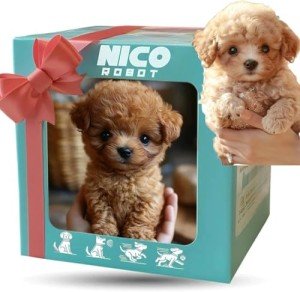 pokreti Easter 2025 New Robotic Puppy Dog Realistic Robot Dog Ai Realistic Robot Puppy That Acts Like A Real Puppy, Nico Nicco Nicoo - Cute Soft Robotdog That Walk and Bark (BBBB)
