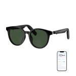 GetD AI Glasses, AI Translator Powered by ChatGPT, AI Assistant, Bluetooth Smart Glasses for Men & Women, Polarized Sunglasses, Audio Smart Eyewear for Gaming Travel Meeting Memos, Earphone Glasses