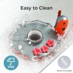 BBPECO Glass Smart Hummingbird Feeder with Camera Solar Powered - AI Identify & Water Detection, Instant Notification, 2K HD Vedio, Leakproof & Ant Moat, Work with Alexa & Google Assistant