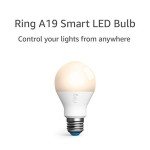 Ring A19 Smart LED Bulb, White (Bridge required)