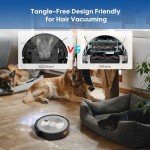 Robot Vacuum Cleaner - 2-in-1 Robot Vacuum and Mop Combo, 2500Pa Suction, Smart Navigation, Alexa & Google Assistant Compatible, Auto Recharge, Anti-Fall, Pet Hair Removal, Z-Shape Cleaning Mode