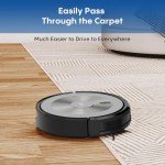 Robot Vacuum Cleaner - 2-in-1 Robot Vacuum and Mop Combo, 2500Pa Suction, Smart Navigation, Alexa & Google Assistant Compatible, Auto Recharge, Anti-Fall, Pet Hair Removal, Z-Shape Cleaning Mode