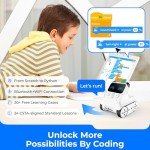 Makeblock Codey Rocky Interactive Emo Robot, Coding for Kids 8-12, STEM Toys Support Scratch Python Programming, Smart Robotics Gift for Kids 6+