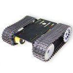 Professional Smart Tracked Robot Tank Car Chassis with 2pcs TT DC Motors, Remote Control Robotic Track Crawler Platform for Raspberry Arduino Microbit Projects, Sciences Educational AI Python Steam
