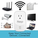 Keep Connect Router Rebooter, Wi-Fi Reset Device, Monitors Connectivity and Resets When Required. No App Necessary. If You Enter a Phone Number it Will Send Texts Upon resets.