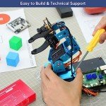 Robotic Arm for Raspberry Pi Robot Kit Open Source Programming AI Vision 5DOF/Axis Robot Arm, Coding Smart Robot Learning for Teens Adults (ArmPi Mini, RPi Board Not Included)