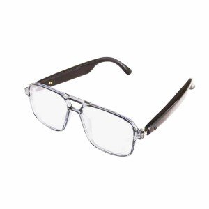 XrKrOPTend Smart Bluetooth Glasses with Speakers & Mic, Fashion Pilot Wearable Audio Sunglasses,Photochromic Polarized Lenses,Blue Light&UV Protection,Bluetooth Remote Camera, Smart Voice Assistant