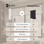 RYSE SmartShade + Wired Plug | Retrofit Existing Beaded Blinds to Increase Accessibility | Convert Shades into Electric Shades | Motorized Window Shades | Control with RYSE Smartphone App