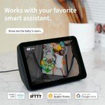 Arlo Essential Security Camera 2K | Indoor Only| 2nd Gen | Baby Monitor & Pet Camera | Wired Automated Privacy Shield, 2-Way Audio, Night Vision, Live Stream, Motion Alerts & Notifications White,2 Cam