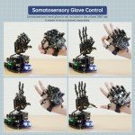 Robot Hand with Arduino UNO, Open Source AI Bionic Robotic Hand Five Fingers Solely Movement Mechanical Arm DIY Smart Robot & Engineering Kits, Science/Coding/Programming Set, uHand UNO Starter Kit