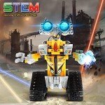 Sillbird Robot Building Kit with Remote Control STEM Gifts for Boys Age 8-13, Coding Buildable Robotic Technic Toys for Kids Birthday with 468 Pieces