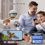 Bird Feeder with Camera,Smart Birdwatching Camera with Solar Powered,AI Identify Species,Instant Notifications,FHD Live View,Auto Record Video in Backyard,Ideal Gifts for Family and Bird Lovers
