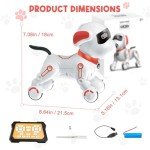 Dolanus Robot Dog for Kids 8-12, Remote Control Smart Robotic Pets That Acts Like a Real Dogs Touch Interactive Walking Talking Barking Toys for Girls Boys Toddler, Gifts for 4 5 6 7 8 12 Years Old