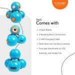 Wonder Workshop Dash Robot - Coding Robots for Kids 6+ - Voice Activated STEM Robot Toys - Interactive, Educational & Programmable