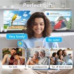 Hydroserenity Smart Bird Feeder Camera 2.5K with AI Identification, Wireless Outdoor Night Vision, Auto-Record Real-Time Alerts, for Bird Enthusiasts (Light Blue)