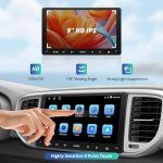 ATOTOLIFE A5L 9" Android CarPlay Head Unit | Wireless Android Auto Double Din Car Stereo | ChatGPT AI-Powered + GPS Navigation Smart Car Radio | 2GB RAM/32GB ROM