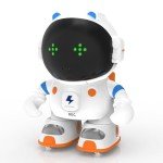 KaeKid Astronaut Robots for Kids, Smart Talking Robotic with Touch Sensor, Voice Control, Speech Recognition, Sing, Dance, Repeat and Record, Rechargeable Robot Toy for 3-8 Year Old Boys Girls