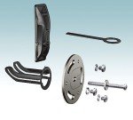 Moen Chrome Home Care Securemount Anchor for Bathroom Shower Grab Bar, 1 Anchor, SMA1005CH (Pack of 2)