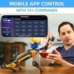 Bittle Robot Dog Kit(Construction) | Coding Smart Robot Pet, Quadruped Robot Kit for STEM & Robotics Education | Programmable Open Source, App Control IoT Robot for Engineers, Geeks, & Students