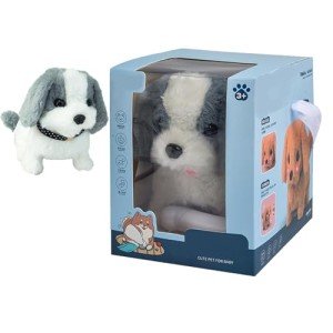 Robot Puppy That Acts Like A Real Puppy, Nicoo - My Realistic Robot Puppy, Robotic Puppy Dog Realistic, Ai Robotic Dog, Walking, Barking, Tail Wagging (Grey)