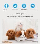 Robot Puppy That Acts Like A Real Puppy, Nicoo - My Realistic Robot Puppy, Robotic Puppy Dog Realistic, Ai Robotic Dog, Walking, Barking, Tail Wagging (Grey)