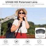 Smart Glasseswith AI,Bluetooth Music Glasses with 130+ Translation,Anti-Blue Light/UV400 Lenses,Audio Eyewear with Music play &Hands-Free Calling,Multifunctional Headphones glasses for Men Women