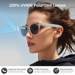 AI Translator Smart Glasses, AI-Powered Smart Glasses, Real-Time Translation,110+ Languages,Simultaneous Interpretation, Photochromic Lenses, Wireless Bluetooth Sunglasses for Business Students Travel