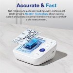 Alcedo Blood Pressure Monitor for Home Use, Automatic Digital BP Machine with Large Cuff for Upper Arm (Backlit Large Screen)