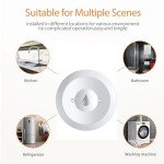 Haozee Water Leak Detector,Zigbee Water Detector Sensor for Home, Water Alarm Battery Operated,Tuya Zigbee Hub Required,Support Home Assiatant,Zigbee2MQTT