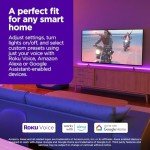 Roku Smart LED Light Strip+, 16.4ft - Color Options with Adjustable Brightness & Temperature - Peel & Stick WiFi Smart Strip Lights Works Voice, Alexa & Google Assistant - Smart Home Product