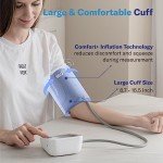 Alcedo Blood Pressure Monitor for Home Use, Automatic Digital BP Machine with Large Cuff for Upper Arm (Backlit Large Screen)