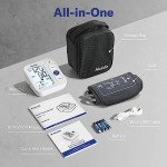 Alcedo Blood Pressure Monitor for Home Use, Automatic Digital BP Machine with Large Cuff for Upper Arm (Backlit Large Screen)