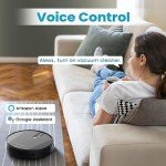 ROPVACNIC Robot Vacuum Cleaner with 3000Pa Cyclone Suction, APP/Voice/Remote Control, Automatic Self-Charging Robotic Vacuum, Scheduled Cleaning, Ideal for Pet Hair, Hard Floor, Low Carpet